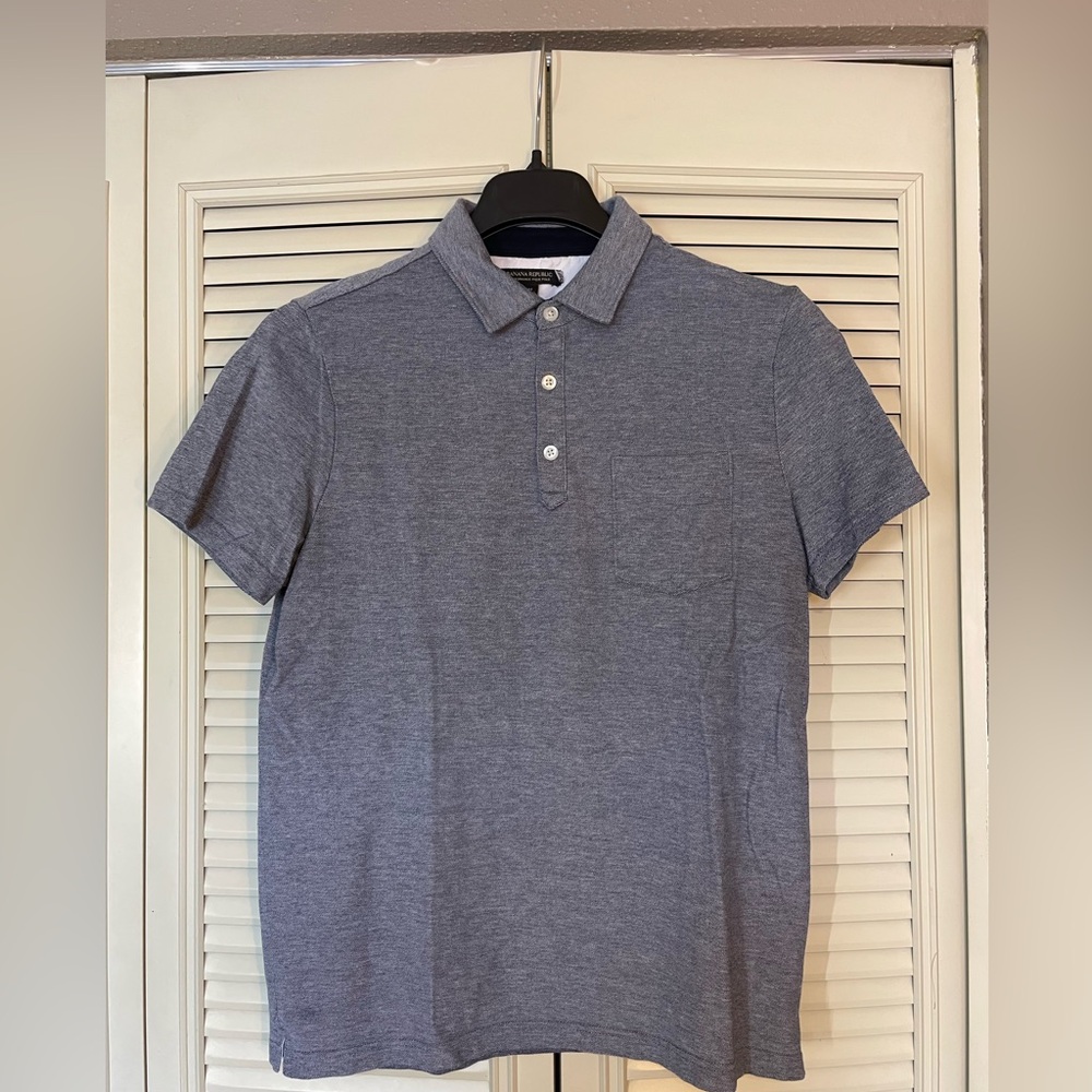 Blue banana republic polo